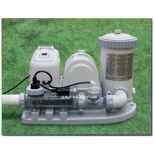 Хлоргенератор с фильтр-насосом Intex 28672 Krystal Clear Saltwater System